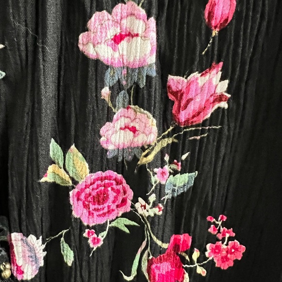 American Rag Cie Floral Peasant Blouse - Picture 3 of 3